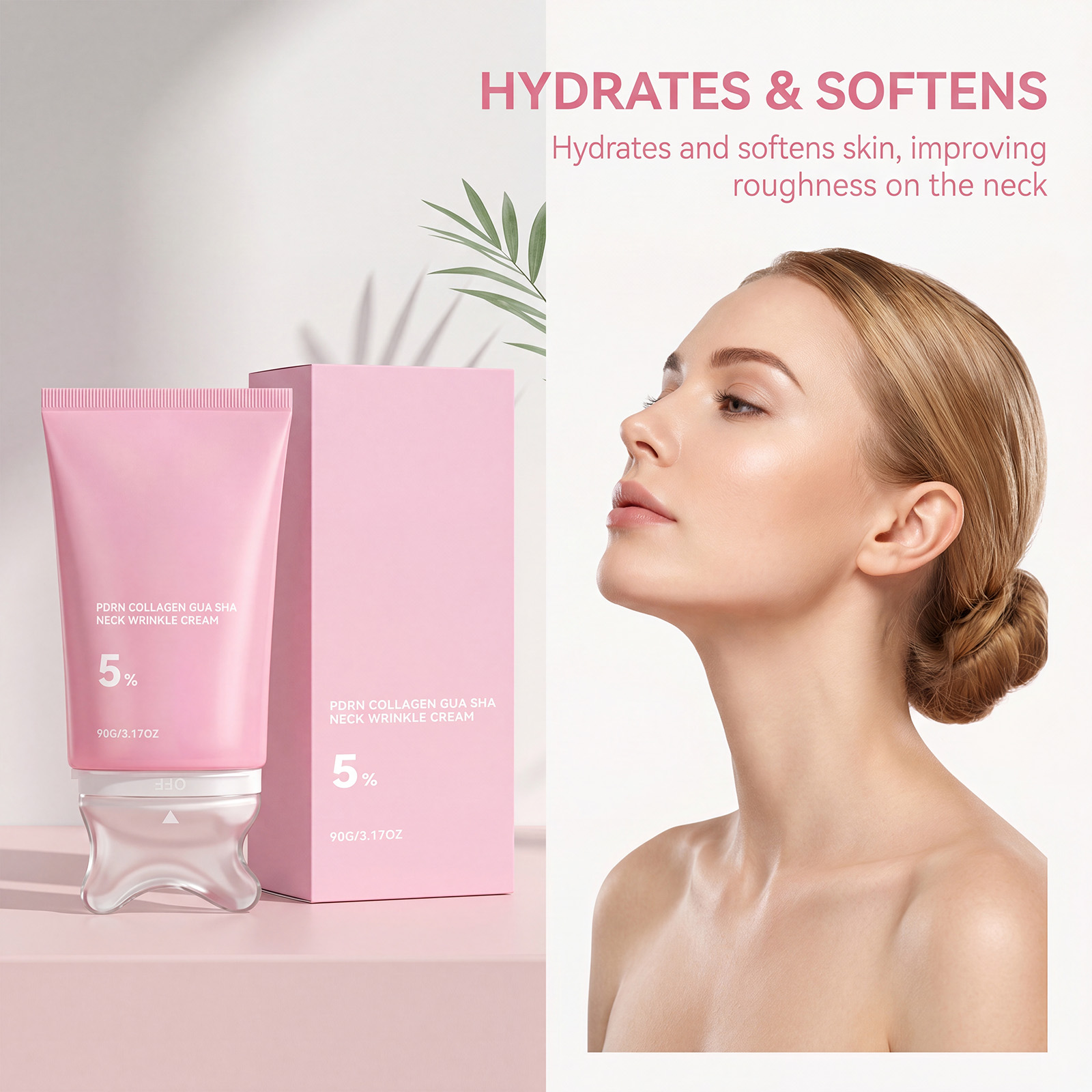 PDRN Pink Collagen Neck Cream  - Peptide Neck Cream recension och pris