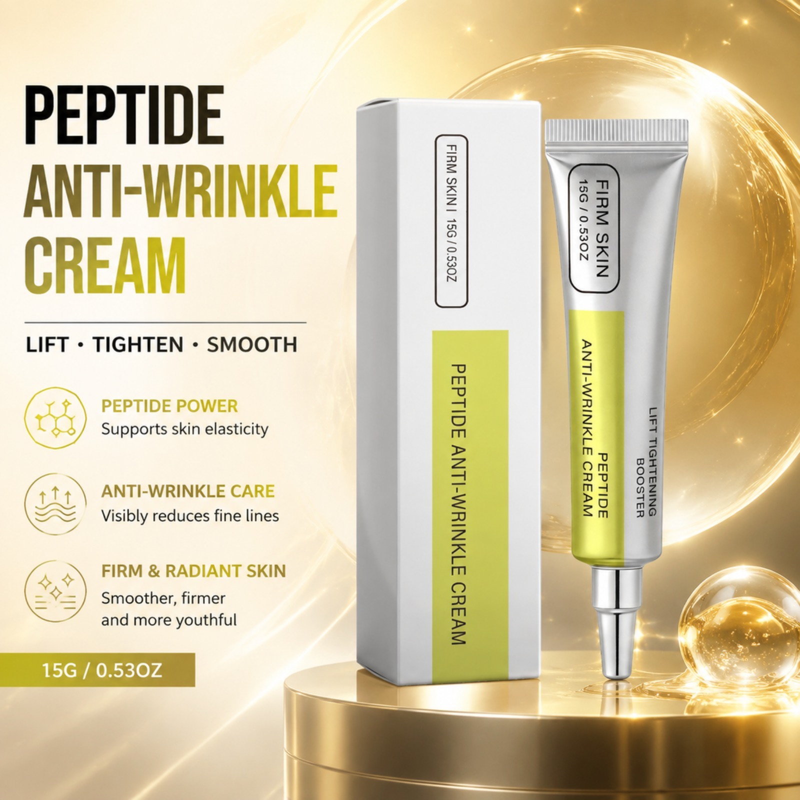Peptide Retinol Face Cream Fir - Peptide Neck Cream recension och pris