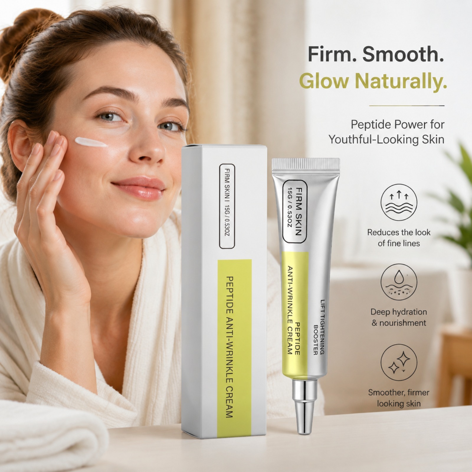 Peptide Retinol Face Cream Fir - Peptide Neck Cream recension och pris