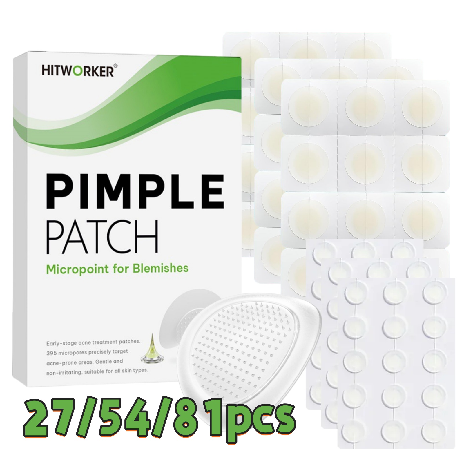 27/54/81-Piece HITWORKER Acne  - Skincare Salicylic Acid recension och pris