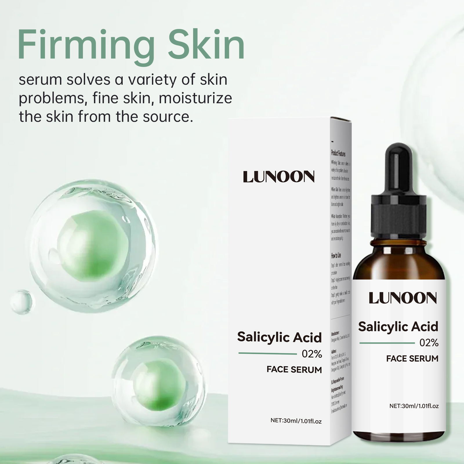 Salicylic Acid Facial Serum Fi - Skincare Salicylic Acid recension och pris